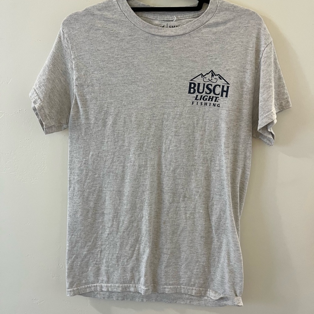 Busch Light Gray Short Sleeve Tee